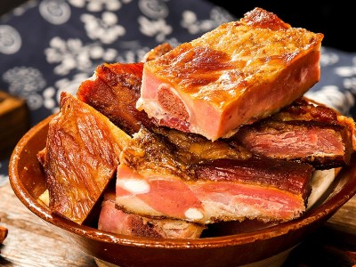 重庆四川腊排骨特产黑土猪烟熏腊肉腊肠批发农家自制烟熏腊排骨图2