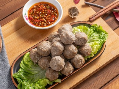 宏展食品佳兴发抖音爆款厂家批发商用潮汕牛肉丸火锅餐饮关东煮图5