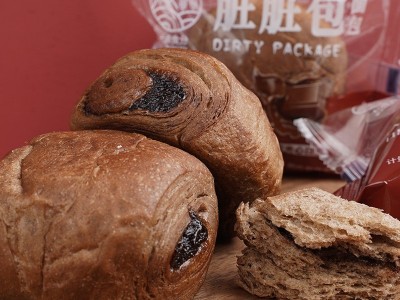 爆浆脏脏包手撕面包早餐休闲零食巧克力夹心软欧包图3