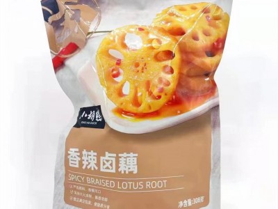 小胡鸭湖北特产批发香辣卤藕休闲零食辣藕片小吃粉藕丁莲藕美食图4