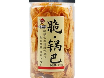 无名小卒脆锅巴追剧网红零食小吃锅巴牛排味招代理膨化食品批发图4
