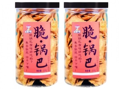 无名小卒脆锅巴追剧网红零食小吃锅巴牛排味招代理膨化食品批发图5