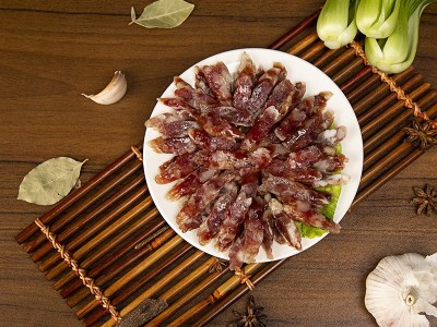 广式腊味纯肉腊肠自然晾晒粤华盛厂家直批批发特产烧烤食材图2