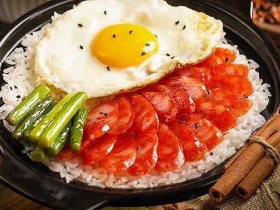 广西特产名香园鲜上皇腊肠200K*40包 腊肉腊风味展销会厂家批发图2