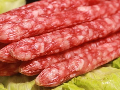 黄圃腊肠白绳普腊肠广式腊肠香肠商用散装煲仔饭螺蛳粉麻辣烫蒸饭图1