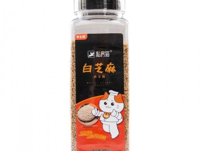 白芝麻400g瓶装调味品撒料农家低温烘焙家用商用即食熟芝麻批发图5