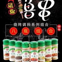 瓶装烧烤调料组合孜然粉白胡椒花椒辣椒粉火锅家用炒菜调味料可定