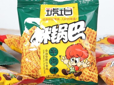 琥珀小米锅巴零食小包麻辣味袋装 小吃散装批发膨化食品一袋5斤图3