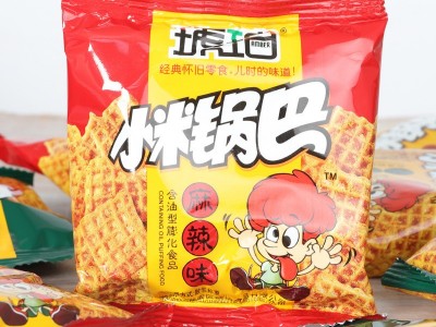 琥珀小米锅巴零食小包麻辣味袋装 小吃散装批发膨化食品一袋5斤图5