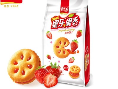嘉士利果乐果香迷你果酱夹心饼袋装休闲早餐糕点饼干儿童零食85g图5