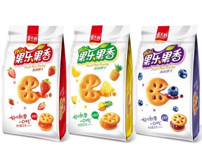 嘉士利果乐果香迷你果酱夹心饼袋装休闲早餐糕点饼干儿童零食85g图4