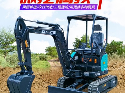 跨境货源小型挖掘机底盘可伸缩多功能微型挖机市政绿化柴 油挖沟机图4