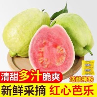 番石榴红心芭乐新鲜水果清甜脆口软糯香甜1/3/5/9斤整箱代发包邮