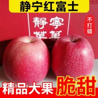 静宁精品红富士特大果礼盒装制作精品水果一件代发