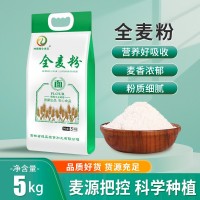 自家农场种植小麦面粉批发蒸包子包饺子烙饼家用东北全麦面粉批发