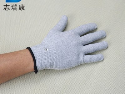 志瑞康银纤维导电按摩电极理疗手套 美容手套 每双独立包装图3