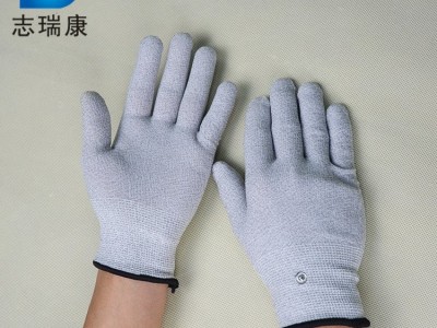 志瑞康银纤维导电按摩电极理疗手套 美容手套 每双独立包装图4