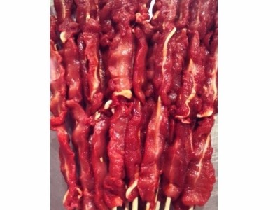烧烤瘦肉串 美食城食材 宏发食品批发 价格优惠 量大从优图5