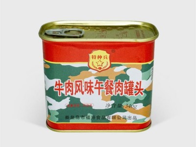 精制火腿午餐肉蒜 牛肉风味猪肉罐头香火锅三明治即速食材图4
