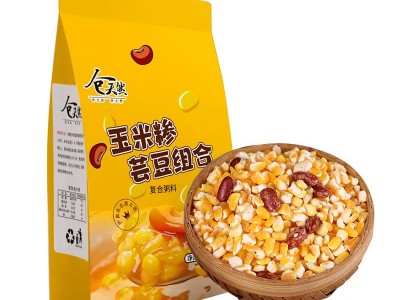 加工定制代发东北粘黏玉米笨大碴子粗粮批发玉米糁茬杂粮组合500g图5