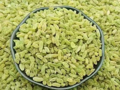新疆吐鲁番绿葡萄干20斤散装现货无核绿葡萄干零食果干批发图3