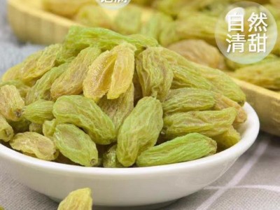 新疆吐鲁番绿葡萄干20斤散装现货无核绿葡萄干零食果干批发图4