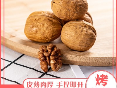 草本烤核桃 纸皮手剥烤核桃 坚果炒货儿童孕妇办公休闲零食 净重图3