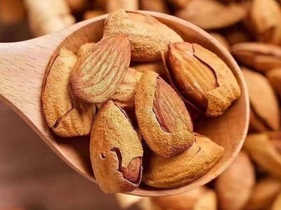 巴旦木纸皮盐焗味【代发】大杏仁500g 手剥巴坦木零食奶香巴旦木图2