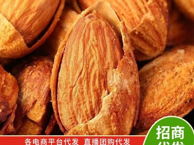 巴旦木纸皮盐焗味【代发】大杏仁500g 手剥巴坦木零食奶香巴旦木图3