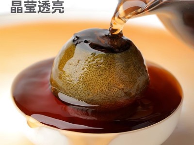 6年陈新会小青柑批发天马生晒柑普茶小橘子小青桔陈皮普洱熟茶叶图2