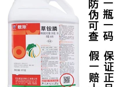 威远靓除20%草铵膦 除草剂 正品 果园草铵磷水剂牛筋草草胺磷除草图2