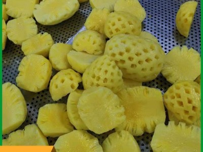 速冻新鲜菠萝批发 冷冻凤梨果肉烘培果汁果酱饮品图4