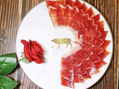西班牙火腿片50g伊比利亚黑猪火腿切片绿标真空包装生吃即食图4