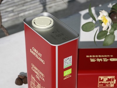 大三湘有机山茶油1Lx4瓶压榨榨山茶油 压榨一级茶籽油原料供应图1