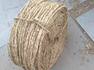 园林绿化捆桩草绳 粗细均匀 美观绿色环保 明亮图1