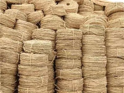 园林绿化捆桩草绳 粗细均匀 美观绿色环保 明亮图5