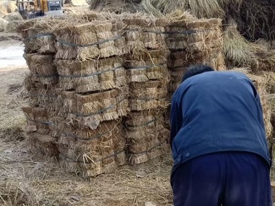 铁路运输用稻草掩挡 草墩 无污染 建学草编 原色图2
