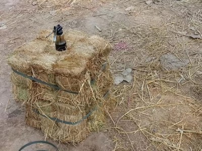 铁路运输用稻草掩挡 草墩 无污染 建学草编 原色图3