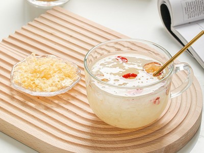 富硒本草银耳羹即食银耳羹免洗免泡免煮冲泡银耳古田白木耳批发图2