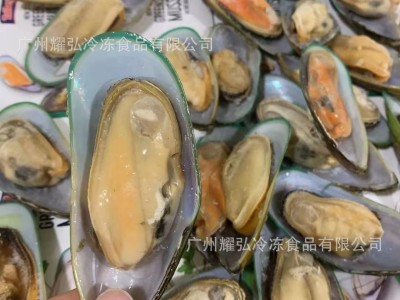 新西兰泰利半壳青口贝无冰熟冻海鲜食材贻贝贝壳12盒*907g/盒 L码图2