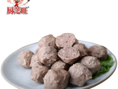 速冻汕头手打牛肉丸半成品火锅食材麻辣烫串串汤粉关东煮烧烤食材图2