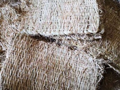 防滑草垫定制 博善 稻草草垫厂家 草质干燥不易断 防汛工程图3
