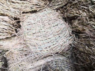 防滑草垫定制 博善 稻草草垫厂家 草质干燥不易断 防汛工程图2