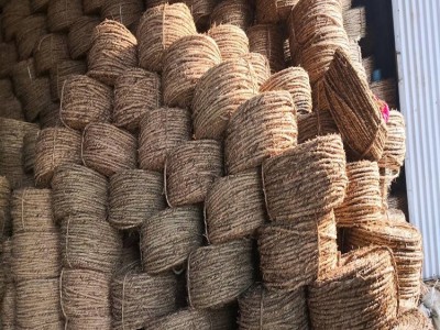 树木绿化移栽用保温防护稻草绳 粗细均匀柔韧性好图4