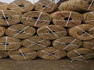 树木绿化移栽用保温防护稻草绳 粗细均匀柔韧性好图5