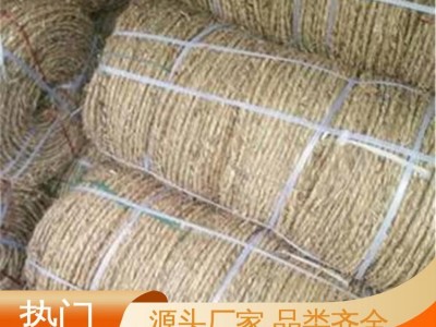 来图定制 适应能力强 治沙 草绳 稻夫草编制品厂图3