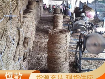 来图定制 适应能力强 治沙 草绳 稻夫草编制品厂图5