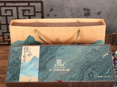 名门匠师工厂直供整腿火腿3.08kg礼盒年货礼盒春节礼品团购批发图4