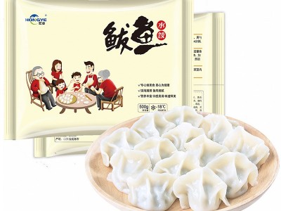 山东威海宏业鲅鱼水饺美味速冻海鲜饺子500g20袋每箱批发主推图3