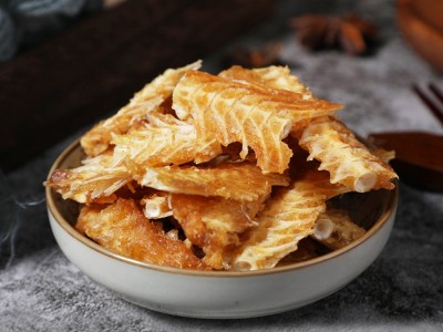 大洋渔夫香酥鱼骨头60g网红即食烤鱼排鱼刺海鲜零食特产鱼骨酥粒图3
